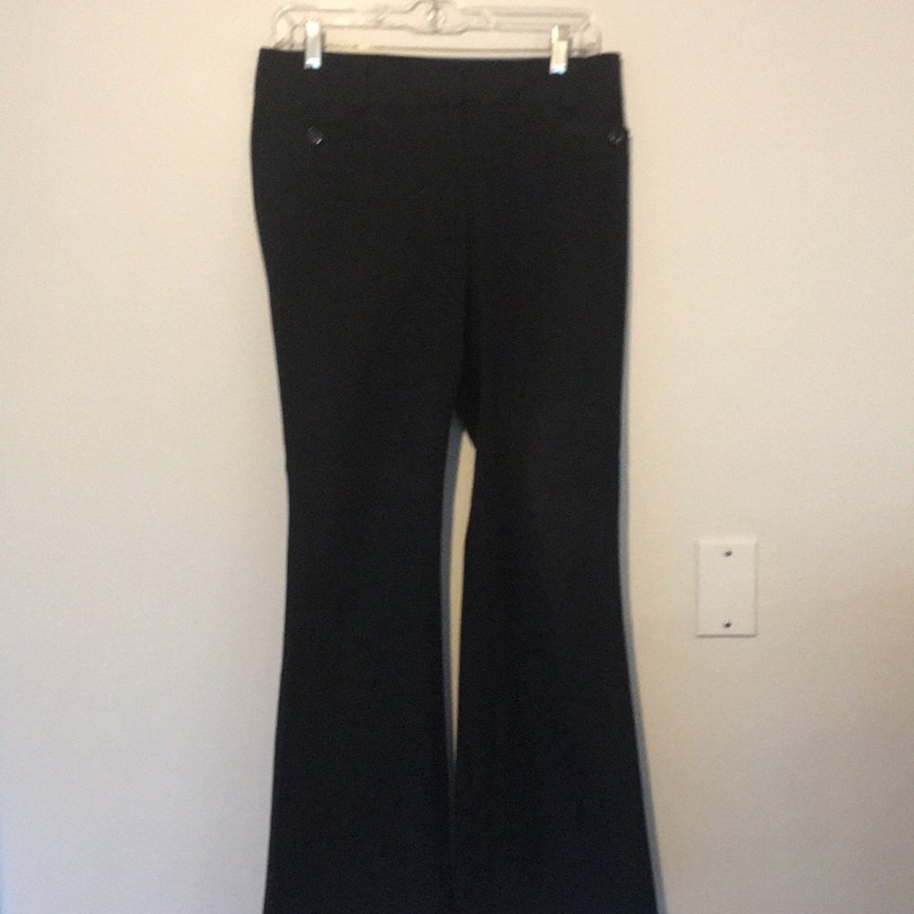 Black modern pants